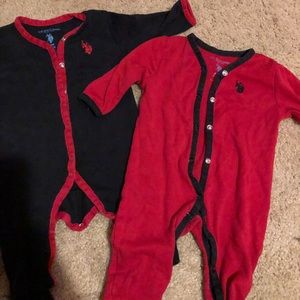 Two POLO bodysuits